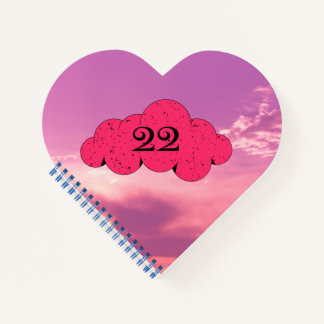 Nummer 22 Spiralheft Notizblock