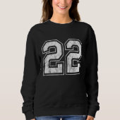 Nummer 22 sweatshirt (Vorderseite)