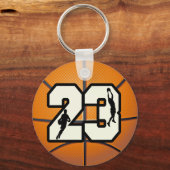 Nummer 23 Basketball Schlüsselanhänger (Vorderseite)