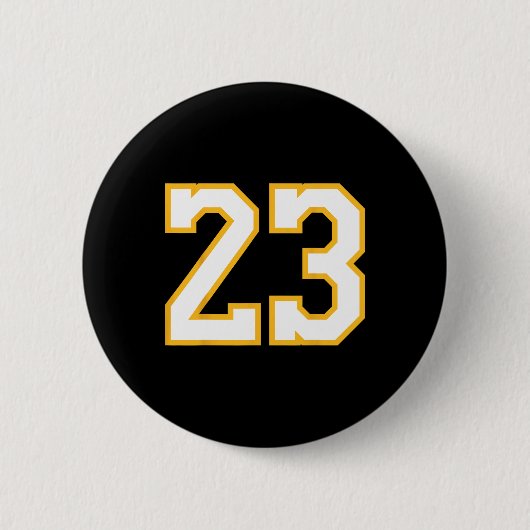 Nummer 23 Front und Byck Bysketbyll Jersey Lila Button (Vorderseite)