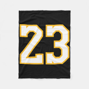 Nummer 23 Front und Byck Bysketbyll Jersey Lila Fleecedecke