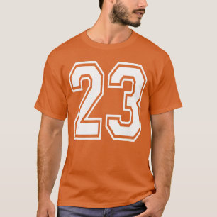 Nummer 23 nummerierte Uniform Sport Trikot 23. T-Shirt