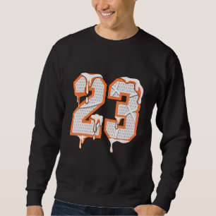 Nummer 23 Tropfen Sneaker Match 1 Hohe Og Electro  Sweatshirt