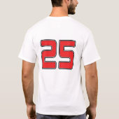Nummer 25 T - Shirt (Rückseite)