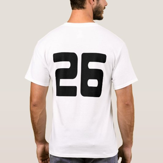 Nummer 26 T - Shirt (Rückseite)