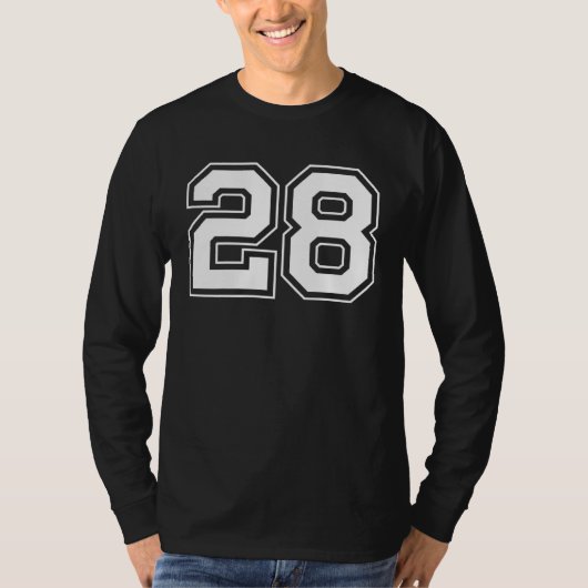 Nummer 28 T-Shirt (Vorderseite)