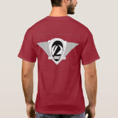 Nummer 2 Alien Leerzeichen T-Shirt (Rückseite)