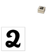 Nummer 2 Journalist Gummistempel (Stempel)