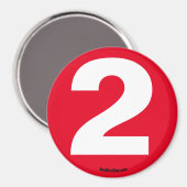 Nummer 2: Magnet (Vorderseite/Rückseite)