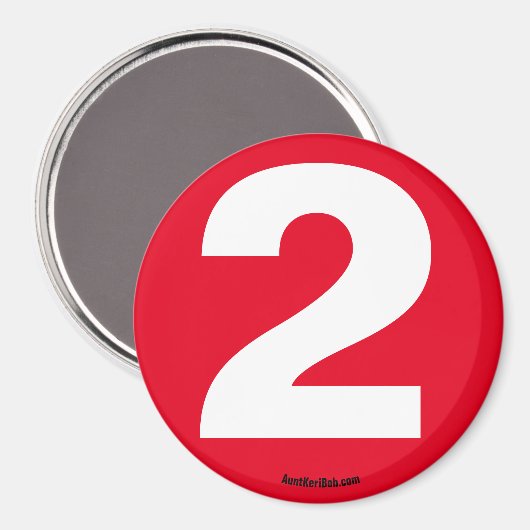 Nummer 2: Magnet (Vorderseite/Rückseite)