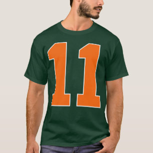 Nummer 2 Sport Orange lustig T-Shirt