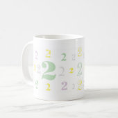 Nummer 2 Tasse (Vorderseite Links)