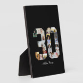 Nummer 30 FotoCollage Fotoplatte (Seite)