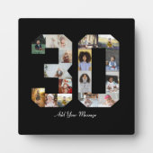 Nummer 30 FotoCollage Fotoplatte (Vorderseite)