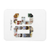 Nummer 30 FotoCollage Magnet (Horizontal)