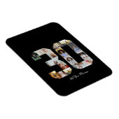 Nummer 30 FotoCollage Magnet (Rechte Seite)