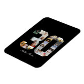 Nummer 30 FotoCollage Magnet (Linke Seite)