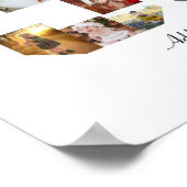 Nummer 30 FotoCollage Poster (Ecke)