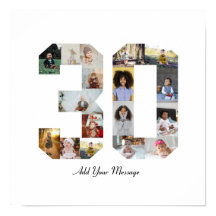 Nummer 30 FotoCollage