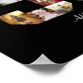 Nummer 30 FotoCollage Poster (Ecke)