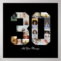 Nummer 30 FotoCollage