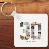 Nummer 30 FotoCollage Schlüsselanhänger (Vorderseite)