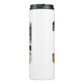 Nummer 30 FotoCollage Thermosbecher (Rückseite)