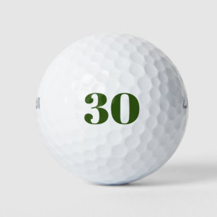 Nummer 30 par Golfplatz für den 30. Geburtstag Gol Golfball