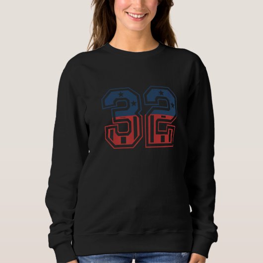 Nummer 32 USA Sweatshirt (Vorderseite)