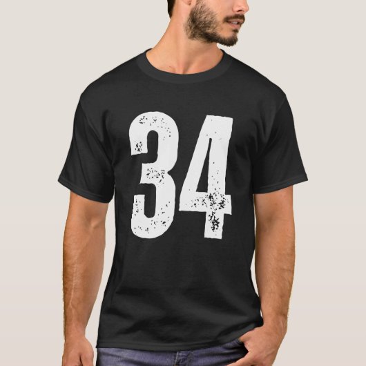 Nummer 34 T-Shirt (Vorderseite)