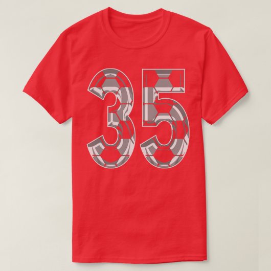 Nummer 35 Jersey 35 Mama Player Fan T-Shirt (Design vorne)