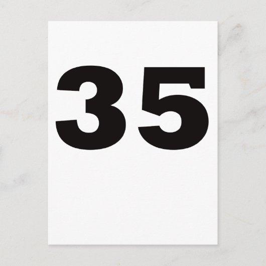 Nummer 35! postkarte (Vorderseite)