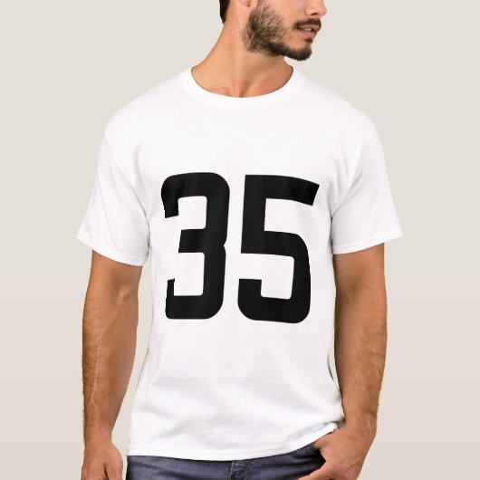 NUMMER 35 T-Shirt (Vorderseite)