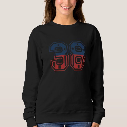 Nummer 38 USA Sweatshirt (Vorderseite)