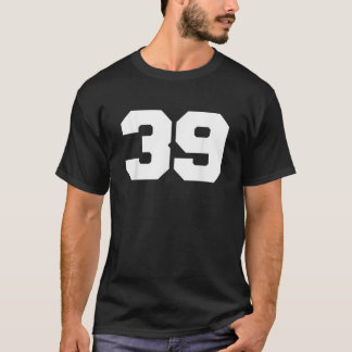 Nummer 39 Sports Jersey Player 39 Fan FRONT Print T-Shirt