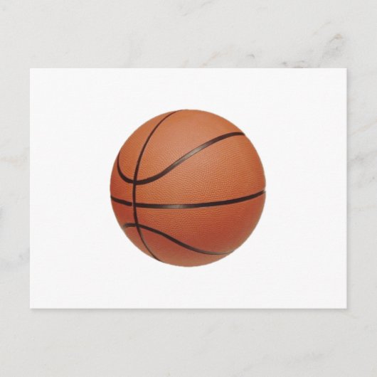 Nummer 3 Basketball und Spieler Postkarte (Vorderseite)