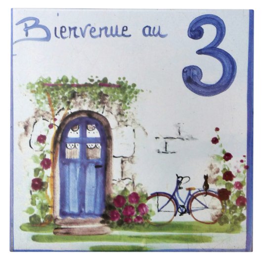 Nummer 3 fliese (Vorderseite)