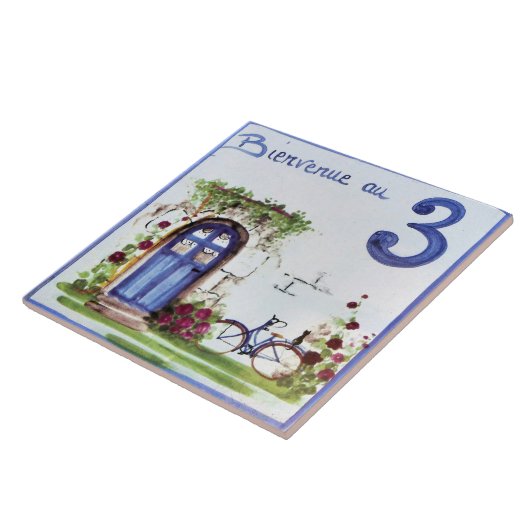 Nummer 3 fliese (Seite)