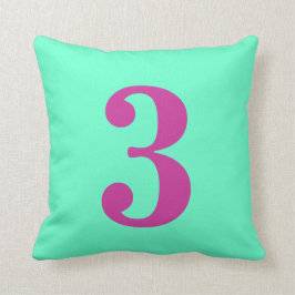 Nummer 3 Kissen