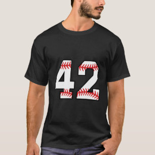 Nummer 42 Zweiundvierzig Baseball Lucky Favorite J T-Shirt