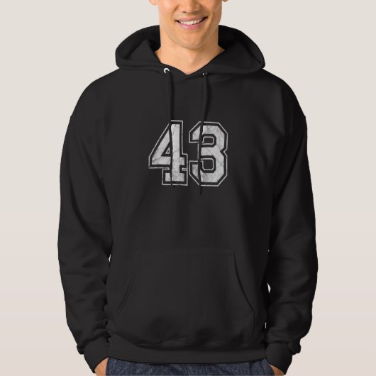 Nummer 43 hoodie (Vorderseite)