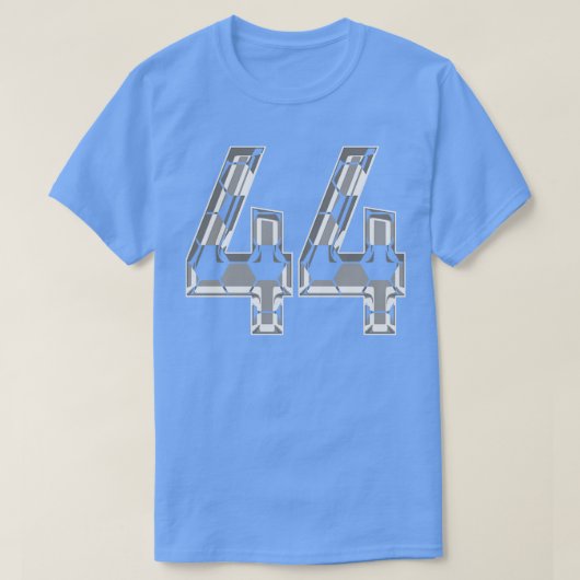 Nummer 44 Jersey 44 Mama Player Fan T-Shirt (Design vorne)