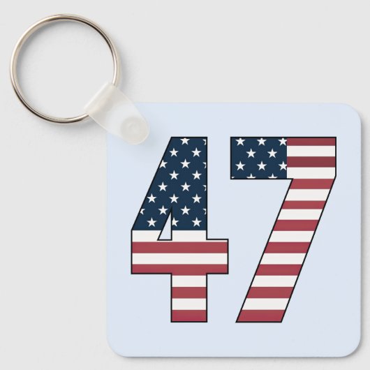 Nummer 47 Schlüsselanhänger (Vorderseite)