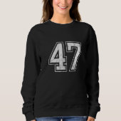 Nummer 47 sweatshirt (Vorderseite)