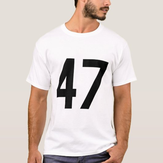 NUMMER 47 T-Shirt (Vorderseite)
