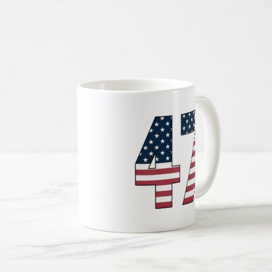 Nummer 47 Tasse (VorderseiteRechts)