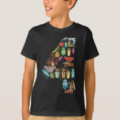 Nummer 4 Bugs Insekten Beeltles 4 Jährige Kind Kin T-Shirt (Vorderseite)