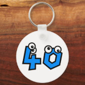 Nummer 4 schlüsselanhänger (Vorderseite)
