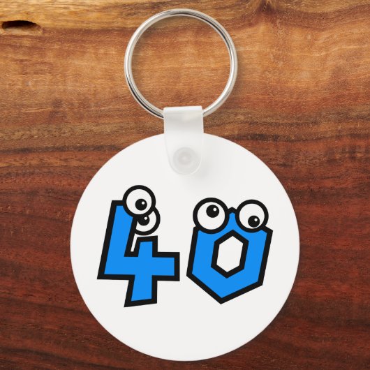 Nummer 4 schlüsselanhänger (Vorderseite)