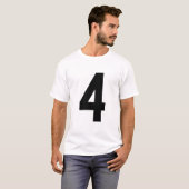 NUMMER 4 T-Shirt (Vorne ganz)